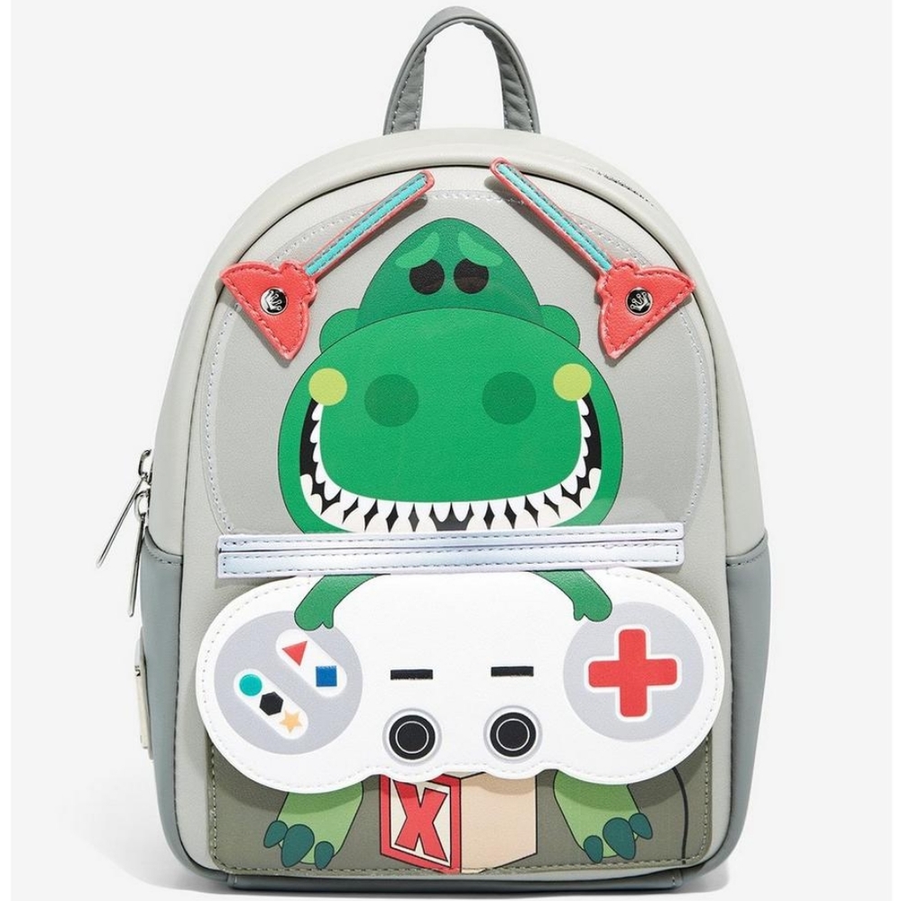 Loungefly Disney Pixar Toy Story Rex Video Game Controller Mini Backpack